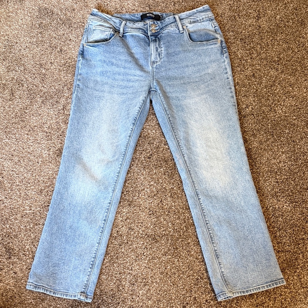 Hudson Jeans Light Blue Straight Leg Women's Jeans